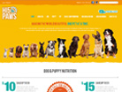 E-commerces website design for H5 Paws
