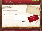Corporate website design for Mimosa