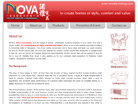 Corporate website design for Nova Furnishing Pte Ltd
