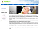 Corporate website design for Pristine Cool Pte Ltd
