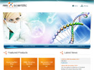 Corporate website design for Ark Scientific Pte Ltd