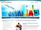 Corporate website design for Ark Scientific Pte Ltd