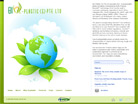 Corporate website design for Bio-Plastic (S) Pte Ltd