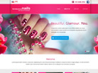 Corporate website design for Fantabulous Nails