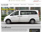 Corporate website design for Maxi Cab