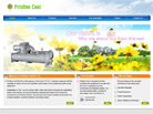 Corporate website design for Pristine Cool Pte Ltd