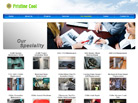 Corporate website design for Pristine Cool Pte Ltd